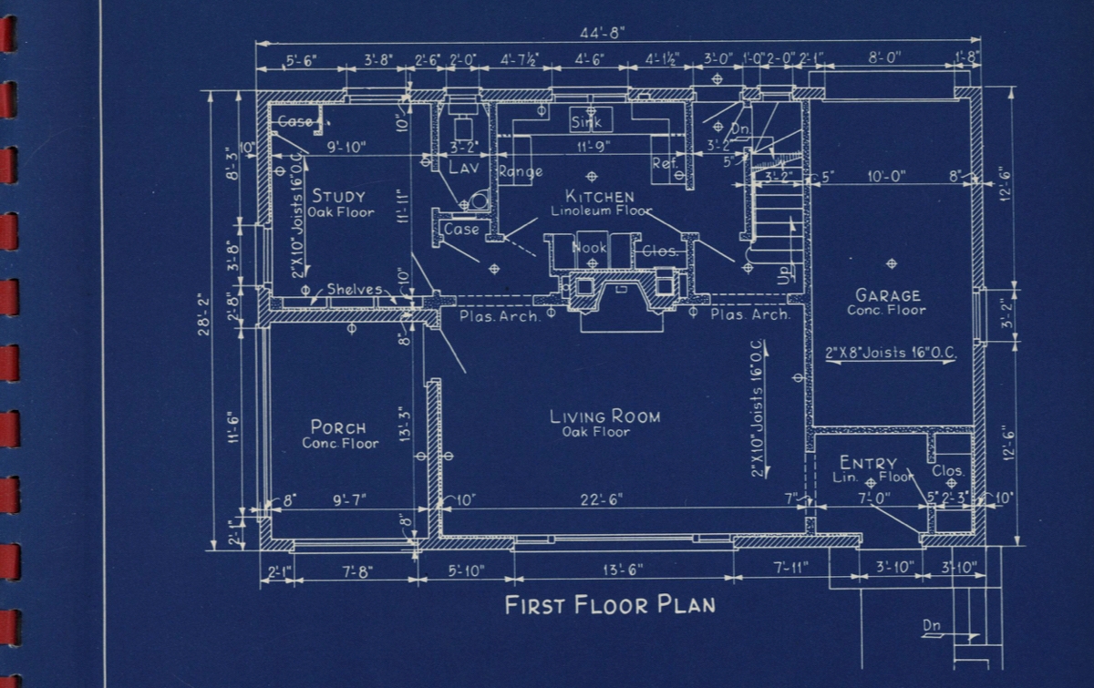 Construction blueprints