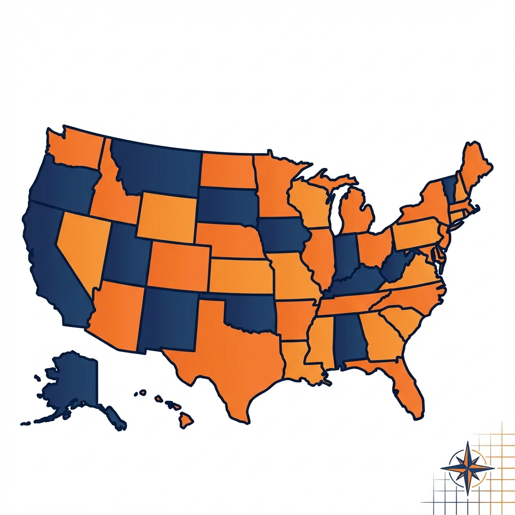 Nationwide Construction Estimation Coverage Map