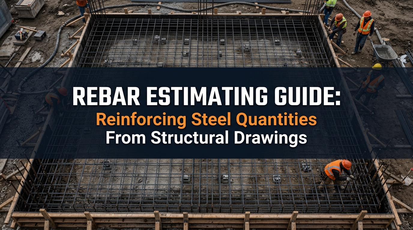Rebar Estimating Guide: How to Calculate Reinforcing Steel Quantities From Structural Drawings