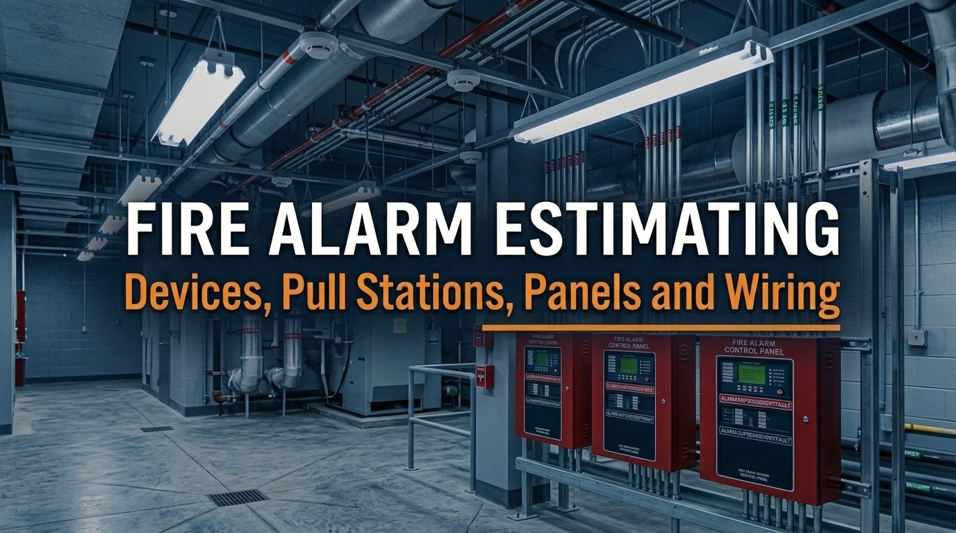 Fire Alarm Estimating: Devices, Panels, Wiring and Detector Count