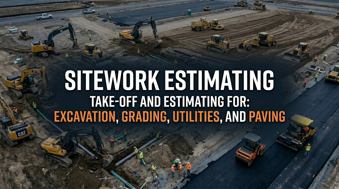 Sitework Estimating Guide: Excavation, Grading, Utilities and Paving