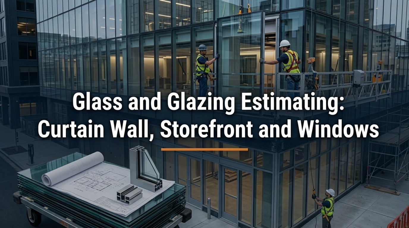 Glass and Glazing Estimating: Curtain Wall, Storefront and Windows