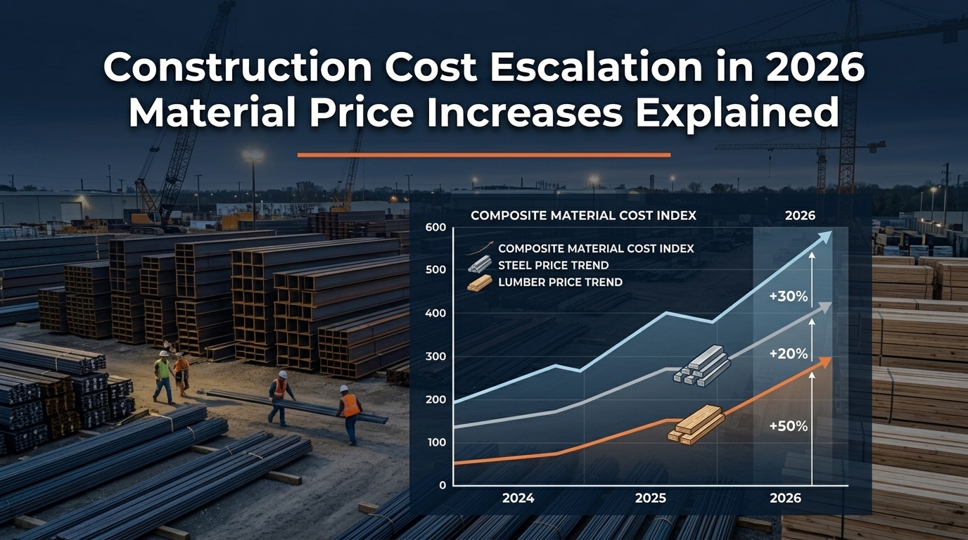 Construction Cost Escalation in 2026: How Material Price Increases Affect Your Estimates