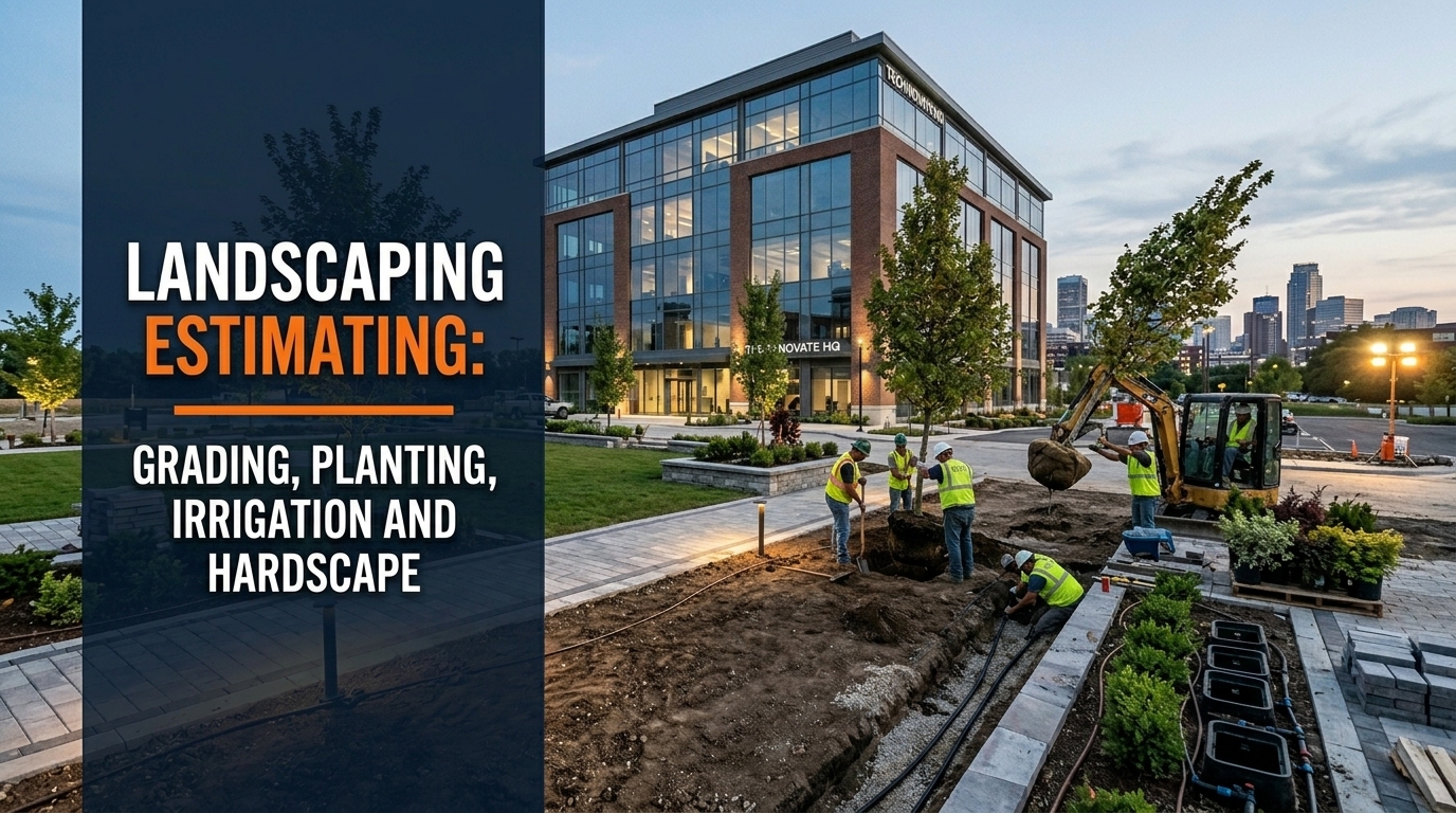 Landscaping Estimating: Grading, Planting, Irrigation Guide