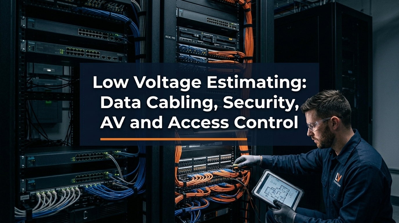 Low Voltage Estimating: Cabling, Security, AV Takeoffs
