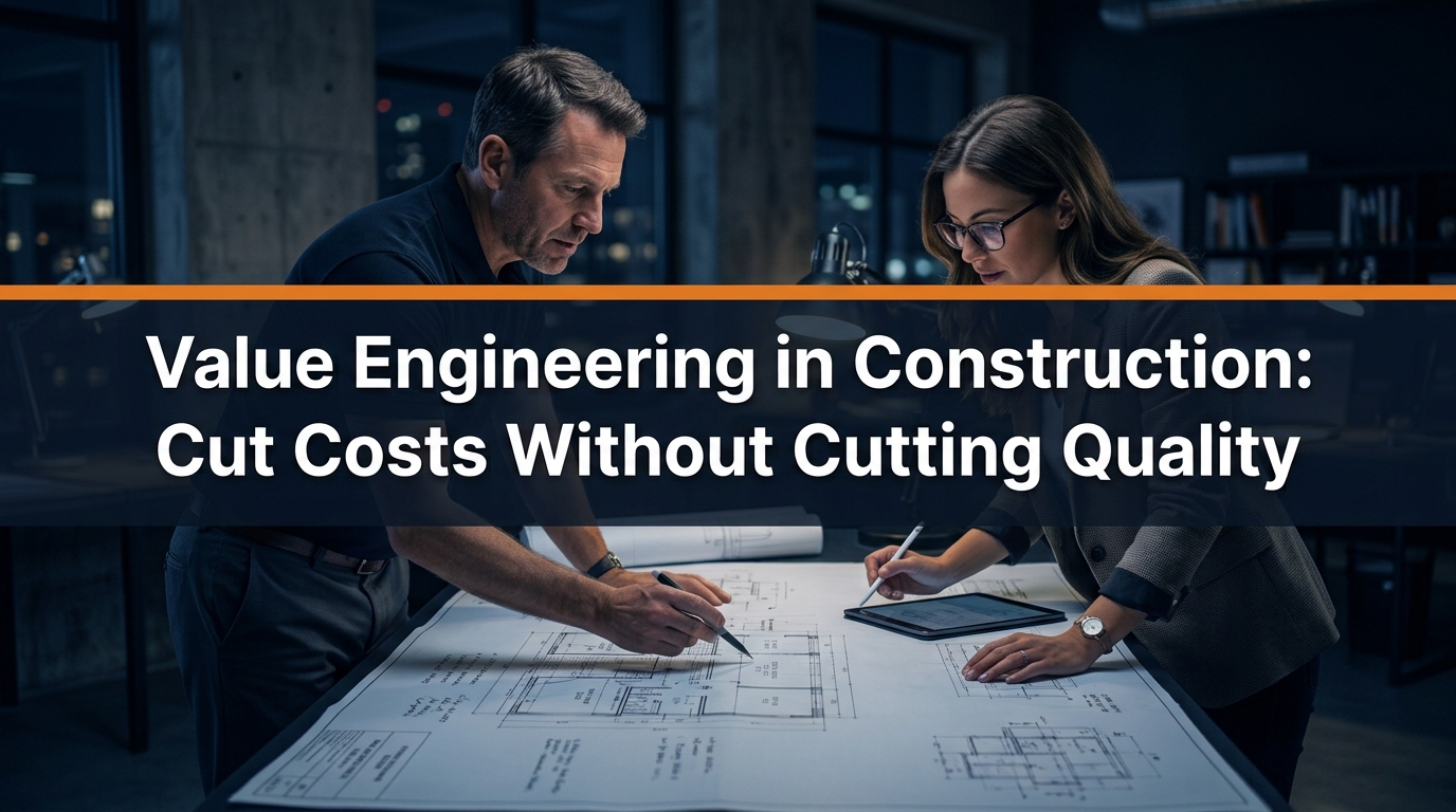 Value Engineering in Construction Estimating: How to Cut Costs Without Cutting Quality