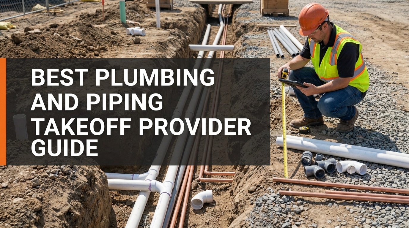 Best Plumbing and Piping Takeoff Provider Guide