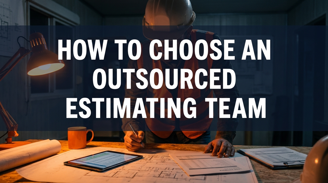 How to Choose an Outsourced Estimating Team