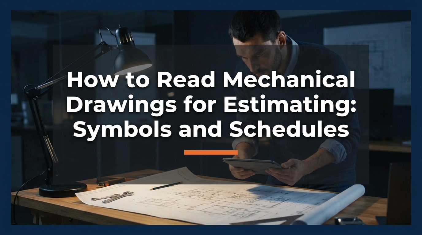 How to Read Mechanical Drawings for Estimating: Symbols, Schedules and Sheet Types